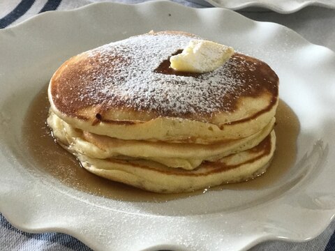 簡単ふんわりヨーグルト入りパンケーキ